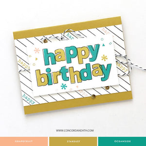 Concord & 9th - ALL THE BIRTHDAYS - Stamps & Dies BUNDLE Set