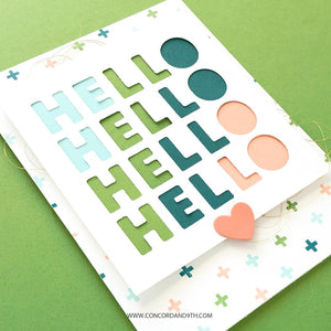 Concord & 9th - ALL THE HELLOS - Stamps Set