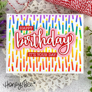 Honey Bee Stamps - BIRTHDAY - Die Set