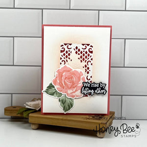Honey Bee - ANTIQUE LAYERING ROSES - Stamps Set