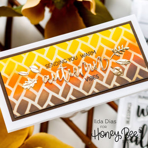 Honey Bee - ITTY BITTY FALL FLOWERS - Dies Set