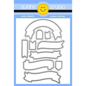 Sunny Studio - BANNER BASICS - Die Set