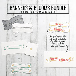 Concord & 9th - BANNERS and BLOOMS Stamps Set