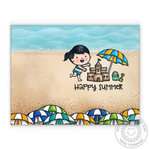 Sunny Studio - BEACH BABIES - Stamps Set