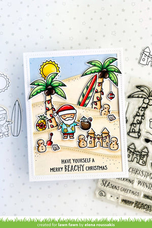 Lawn Fawn - BEACHY CHRISTMAS - Stamps Set - 25% OFF!