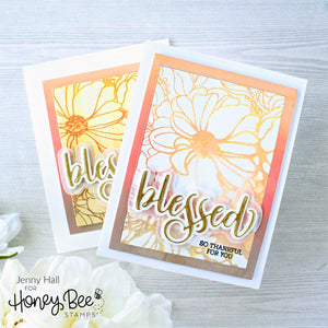 Honey Bee - BLESSED - Stamp Set