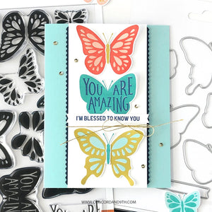 Concord & 9th - BOLD BUTTERFLIES - Stamps Set