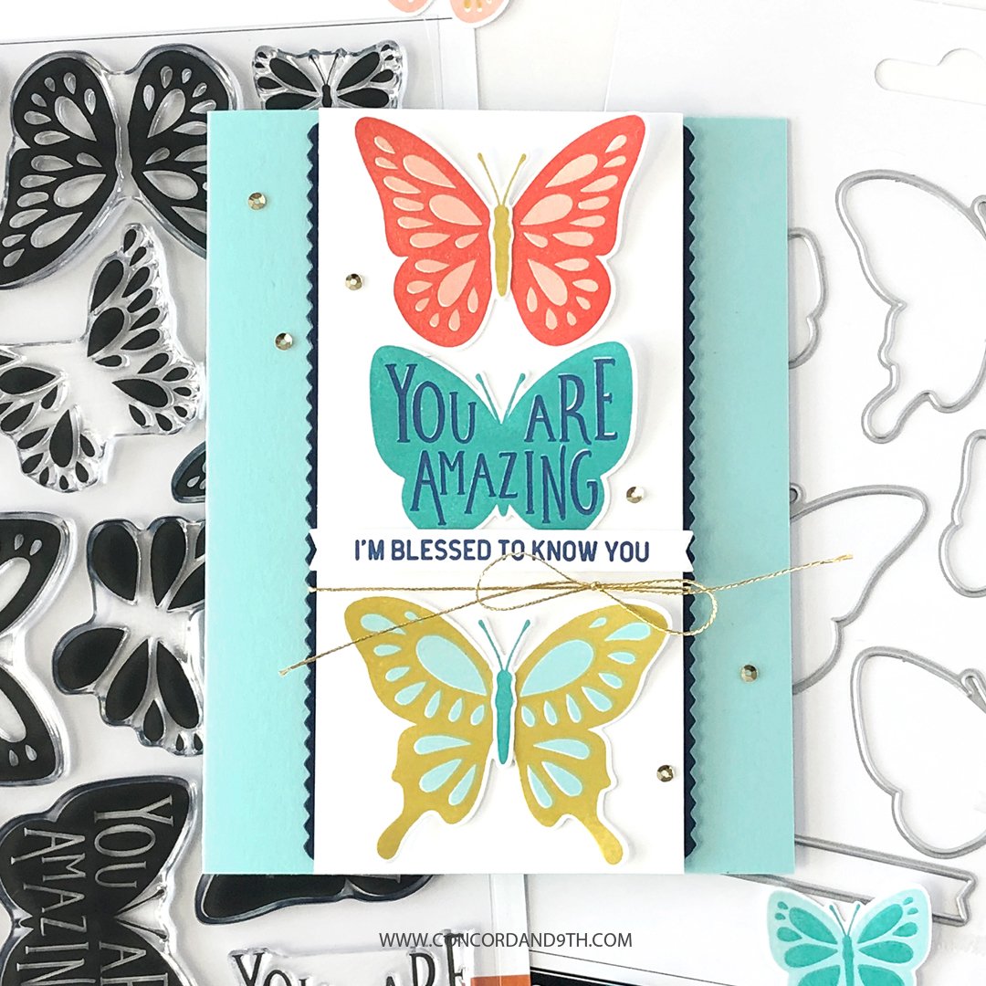 Butterfly Solid Self-Inking Stamp