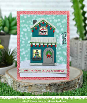 Lawn Fawn - Build a House CHRISTMAS Add-On - Lawn Cuts Dies Set