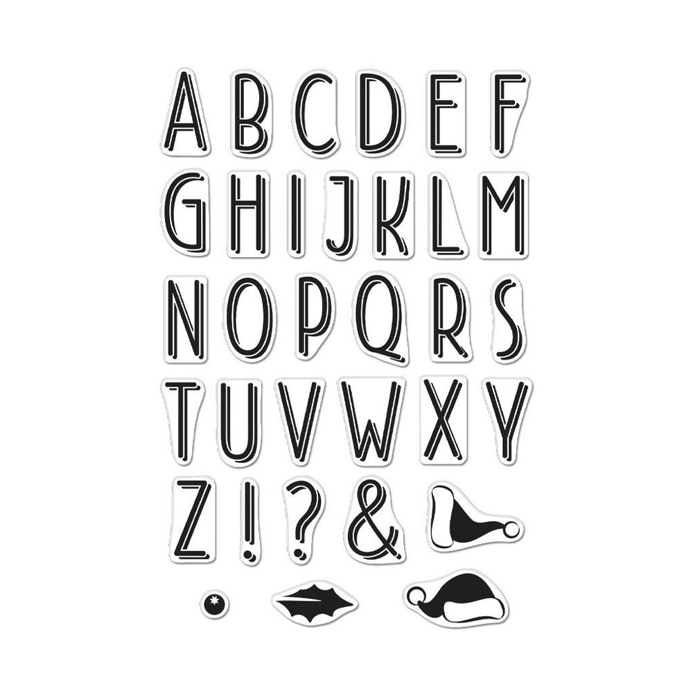 Hero Arts - Clear Stamps - Shadowed Letter Set