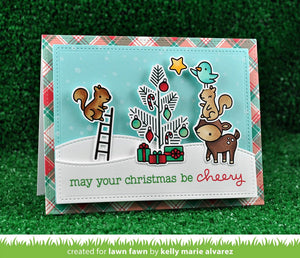 Lawn Fawn - CHEERY CHRISTMAS - Stamp Set - Hallmark Scrapbook - 2