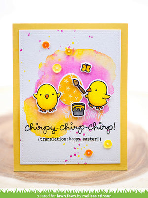 Lawn Fawn - CHIRPY CHIRP CHIRP - Clear STAMPS - Hallmark Scrapbook - 2