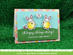 Lawn Fawn - CHIRPY CHIRP CHIRP - Clear STAMPS - Hallmark Scrapbook - 4