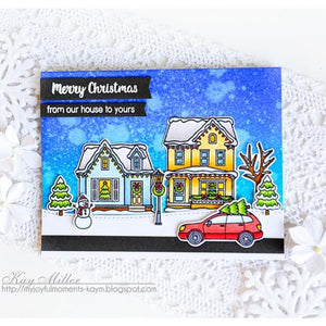 Sunny Studio - CHRISTMAS HOME - Stamps Set - 20% OFF!