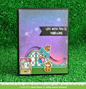 Lawn Fawn - COASTER CRITTERS SLIDE ON OVER ADD-ON - Die