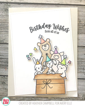 Avery Elle - CRITTER CREW - Clear Stamps