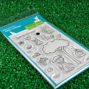 Lawn Fawn - Critters in the 'Burbs - CLEAR STAMPS 18 pc - Hallmark Scrapbook - 3