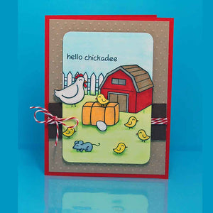 Lawn Fawn - Critters on the Farm - CLEAR STAMPS 17 pc - Hallmark Scrapbook - 7