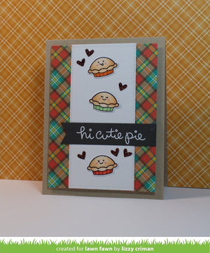 Lawn Fawn - CUTIE PIE - Stamp Set - Hallmark Scrapbook - 8