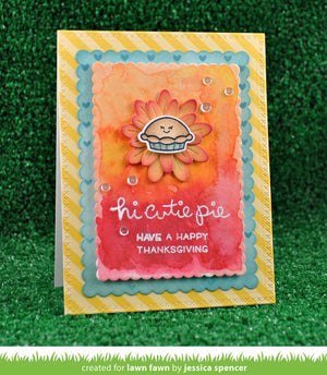 Lawn Fawn - CUTIE PIE - Stamp Set - Hallmark Scrapbook - 3