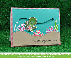 Lawn Fawn - OCTIPI MY HEART - Clear STAMPS - Hallmark Scrapbook - 8
