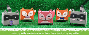 Lawn Fawn - TINY GIFT BOX RACCOON/FOX Add-On Die set