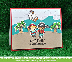 Lawn Fawn - AHOY MATEY - Clear Stamps