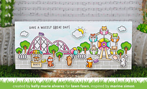 Lawn Fawn - WHEELY GREAT DAY - Stamps Set