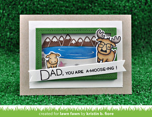 Lawn Fawn - DAD + ME - Stamps Set - Hallmark Scrapbook - 8