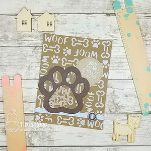 Newton's Nook Designs - SAY WOOF - Clear Stamps