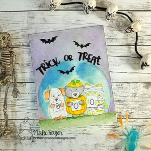 Newton's Nook Designs - HALLOWEEN TRIO Clear Stamps Set - 20% OFF!