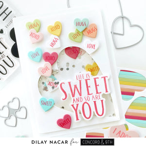 Concord & 9th - SWEET TALK - Stamps and Dies BUNDLE Set - 35% OFF!