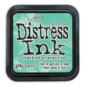 Tim Holtz Ranger Distress Ink Pad - CRACKED PISTACHIO - January 2015 - Hallmark Scrapbook - 1