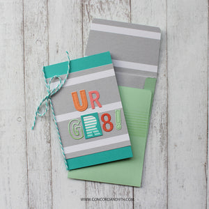 Concord & 9th - BACKGROUND BLOCKS Stamp set - use with Double Cut Alpha & Numbers
