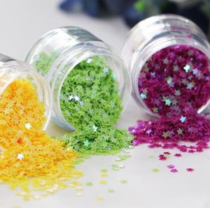 Dress My Crafts - TINY STAR Shaker Elements Set - 6 colors (8g each)