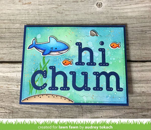 Lawn Fawn - DUH-NUH - Clear Stamps Set - Shark