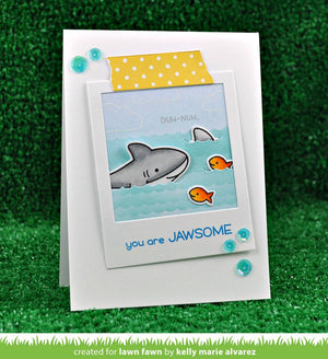 Lawn Fawn - DUH-NUH - Clear Stamps Set - Shark