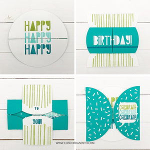 Concord & 9th - ENDLESS BIRTHDAY INFINITY - Dies and Stamps BUNDLE Set