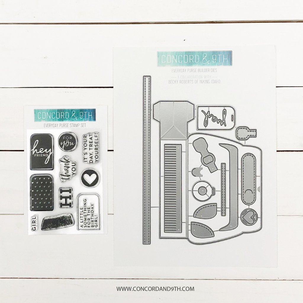 Concord & 9th - EVERYDAY PURSE BUILDER - Dies and Stamps BUNDLE