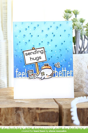 Lawn Fawn - GET WELL Before 'n Afters - Clear Stamps Set - 20% OFF!
