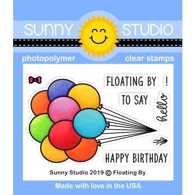 Sunny Studio - FLOATING BY - Stamp Set