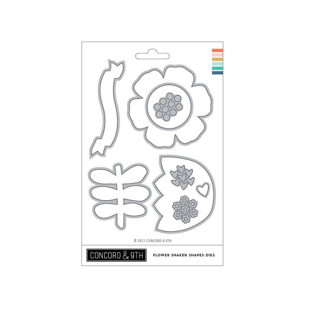 Concord & 9th - FLOWER SHAKER SHAPES - Dies Set – Hallmark Scrapbook