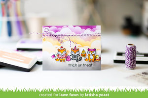 Lawn Fawn - FOX COSTUMES Before 'n Afters - Stamps Set