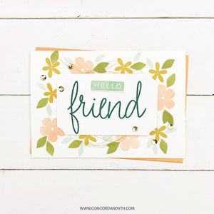 Concord & 9th - FRIENDLY HELLO - Stamps Set - 30% OFF!