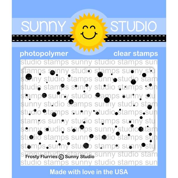 Sunny Studio - FROSTY FLURRIES - Stamp