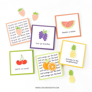 Concord & 9th - FRUIT FOR THOUGHT - Stamps Set