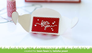 Lawn Fawn - GIFT CARD HEART ENVELOPE - Lawn Cuts Die - 20% OFF!