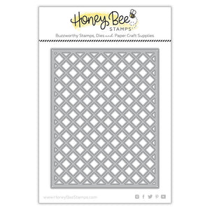Honey Bee Stamps - GARDEN LATTICE Cover Plate TOP - Die