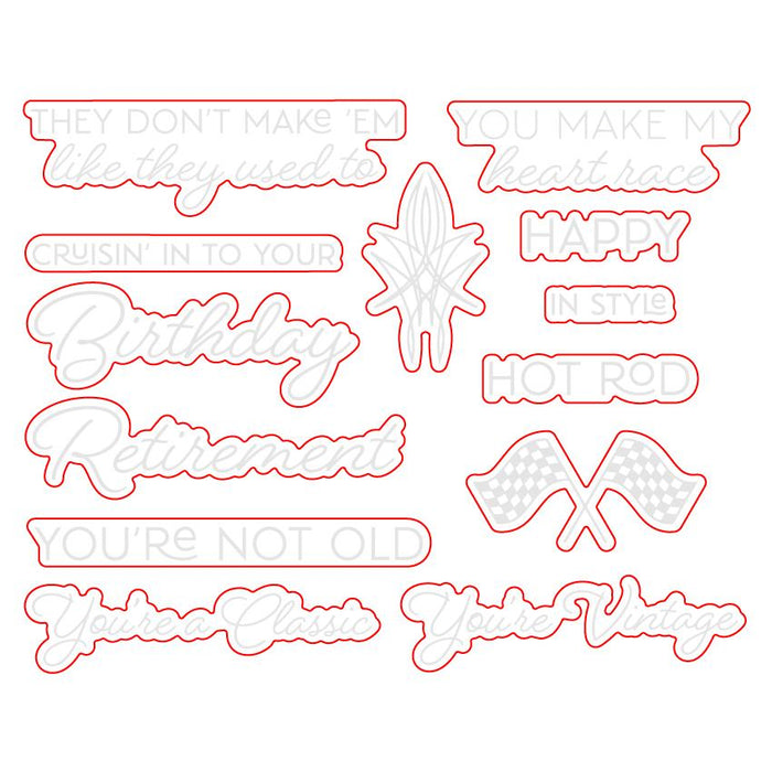 Honey Bee Stamps - YOU'RE A CLASSIC - Die Set