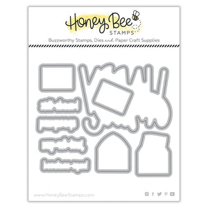 Honey Bee - HUGS ENCLOSED - Dies set